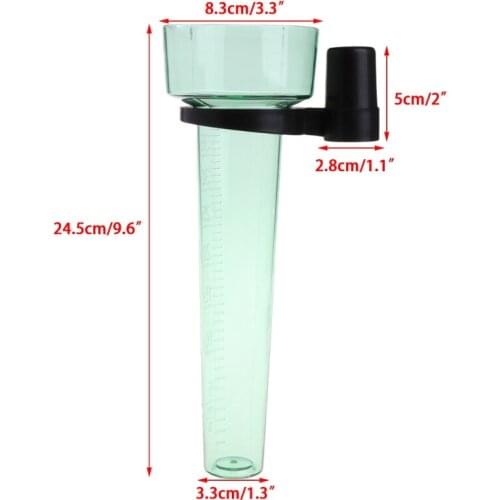 Polystyrene Rain Gauge Up to 35mm Measurement Tool For Garden Water Ground New
