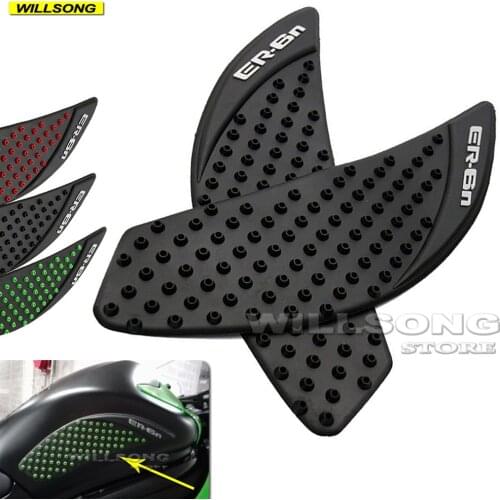 Anti Slip Sticker Tank Pad Side Knee Grip Protector For KAWASAKI ER6N 2006-2015 Year Motorcycle Accessories
