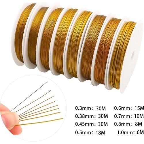 1Roll/lot Resistant Strong Line Stainless Steel Wire Tiger Tail Beading Wire For Jewelry Bracelet Necklace Making Accessories