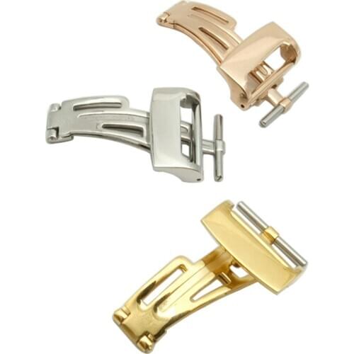 18mm 20mm For Audemars New FIit 28mm 26mm Watch Band Strap Bracelet Silver Gold Roes Gold Folding Clasp Buckle For AP + Tools