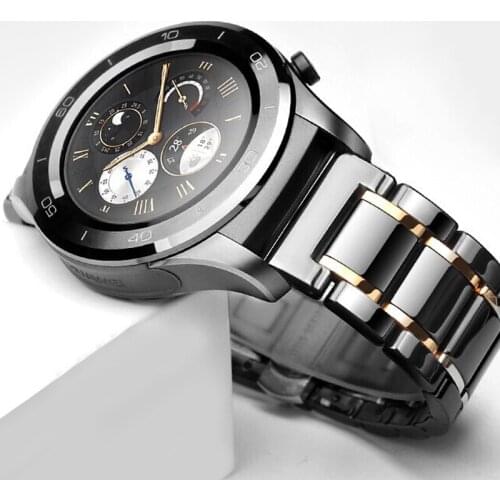 2020 Luxury Ceramic Wrist Strap For Huawei Watch GT/GT2 46MM Smart Watch Band 22MM Strap Correa For Amazfit Stratos 3 2/2s PACE