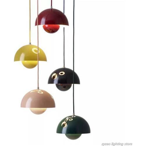 Nordic Modern Home Decor LED Pendant Lights Iron Art Simple Led Hanging Lamp Living Room Kitchen Dining Room Cafe Pendant Lamps