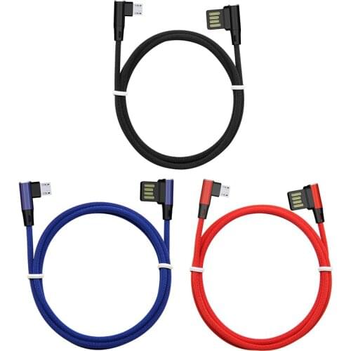 1 M 90 Degree USB Data Charger Fast Cable for iPhone X XR XS MAX 5 5S SE 6 S 6S 7 8 Plus iPad Phone Cord Charge 100pcs