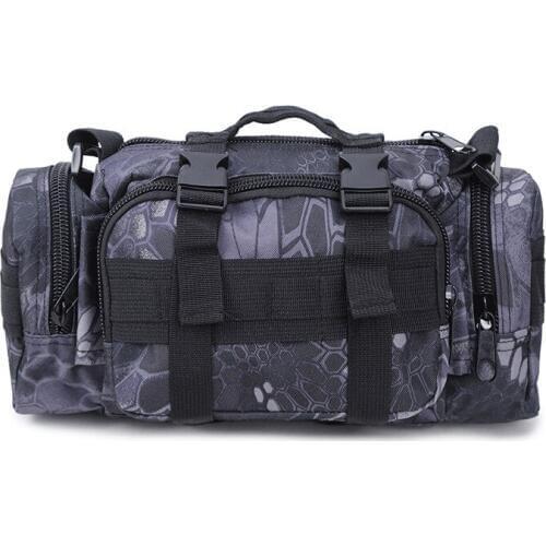 2PCS / LOT Waterproof Canvas Waist Bag Men Climbing Bags Outdoor Military Tactical Camping Hiking Pouch Bag For Women