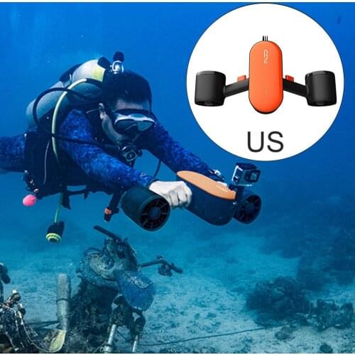 Waterproof Electric Underwater Scooter 3 Speed Scuba Diving Propeller Pool Sea Scooters Water Sports Equipment US Plug