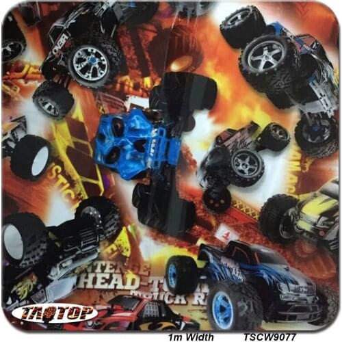 Water transfer Printing Film TSCW9077 1M * 10M Car Pattern Aqua Print Film Transfer Print Film