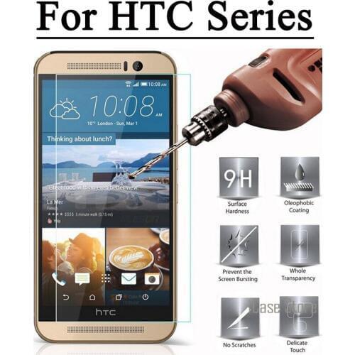 2.5D Screen Protector Tempered Glass For HTC One M7 M8 M9 Desire 820 816 826 626 620 616 510 For HTC 10 M10 Explosion Proof Film