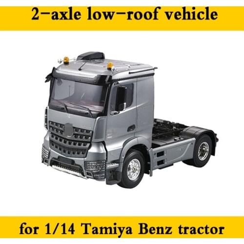 2 Axis Low Top Tractor for 1/14 Tamiya RC Truck Car Benz Diy