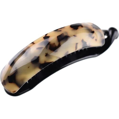 Large Banana Hair Clips Large Fashion Acetate Hairpins Fascinator Casual 2pcs