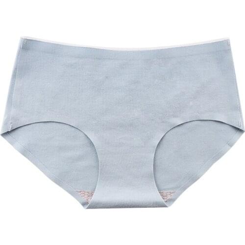 3Pcs/Lot Cotton Seamless Panties Briefs For Women Mid Waist Underpants Female sexy lingerie underwear Breathable ropa mujer