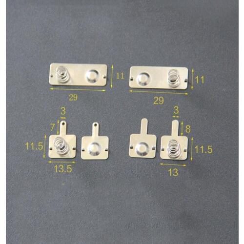 4 AA Battery Cassette Box spring contacts Positive and negative 100set