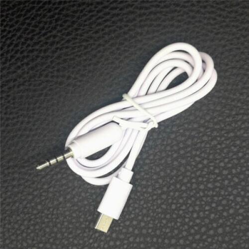 50pcs/lot 3.5mm Male to Micro USB Male Audio AUX Adapter Connector Cable 80cm
