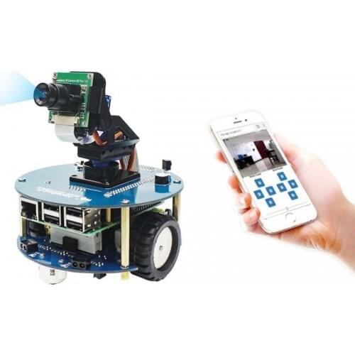 AlphaBot2 Wireless Video Smart Robot Powered By Raspberry Pi 4 4GB/8GB Model B US/EU Power Plug