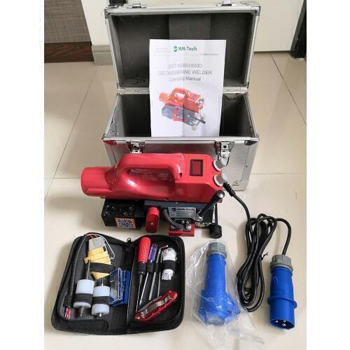 Geomembrane welding machine weld PE-LD, PE-HD, PVC-P, PP, ECB, EVA, TPO