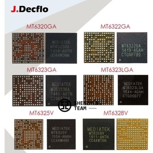 JDecflo 5pcs/lot MT6328V MT6325V MT6350V MT6323LGA MT6323GA MT6353V MT6351V MT6371P MT6320GA MT6355W MT6358VW MT6358W