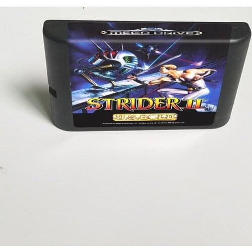 Strider II - 16 Bit MD Game Card for Sega Megadrive Genesis Video Game Console Cartridge