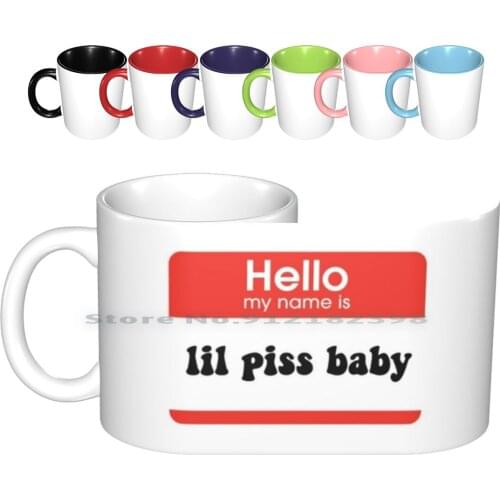 Lil Piss Baby Ceramic Mugs Coffee Cups Milk Tea Mug 100 Gecs 1000 Gecs 1000 Gecs Tree 100 Gecs Tree Music Gec Gecs Alt Money