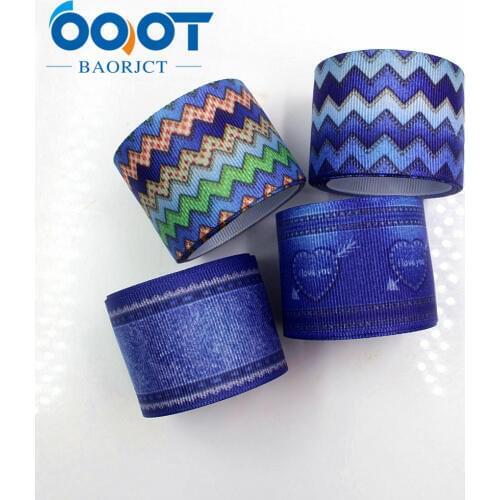 OOOT BAORJCT 179283 38mm 10yards cowboy ribbons thermal transfer printing lattice wedding accessories DIY hand made materials