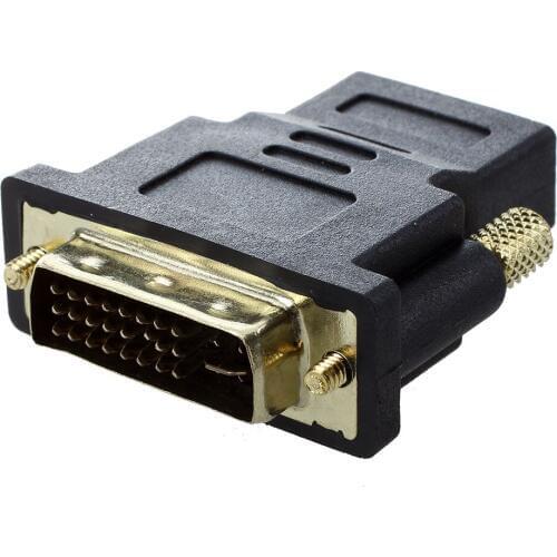 KSOL Gold Plated Hdmi Female To Dvi-I Dvi 24+5 Male Adaptor Converter