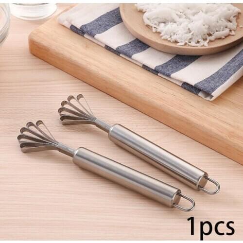 Kitchen Coconut Planer Stainless Steel Fish Scaler Carrot Potato Grater Vegetable Fruit Seeds Remover Coconut Planner Shredder