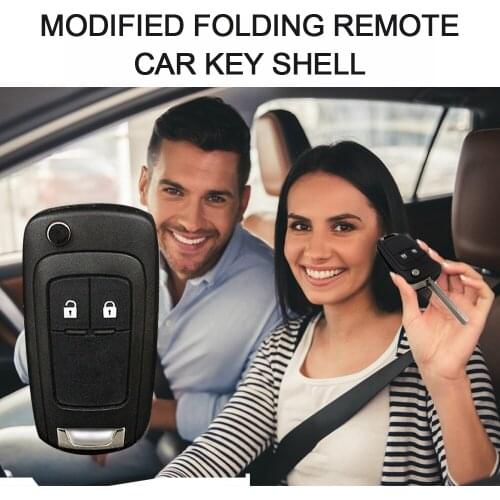 Modified Folding Remote Car Key Shell Auto Parts For Chevrolet Cruze Epica Lova Camaro Opel Vauxhall Insignia Astra Mokka Buick