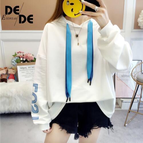 Trendy Ms. Hoodie Pullover Sweatshirt Harajuku Large Size Hoodie Long Sleeve Hoodie