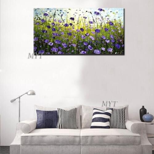Posters And Prints Coloring By Large 100% Hand Painting, Cane Grass Art, Canvas Art Murals, Living Room Decoration