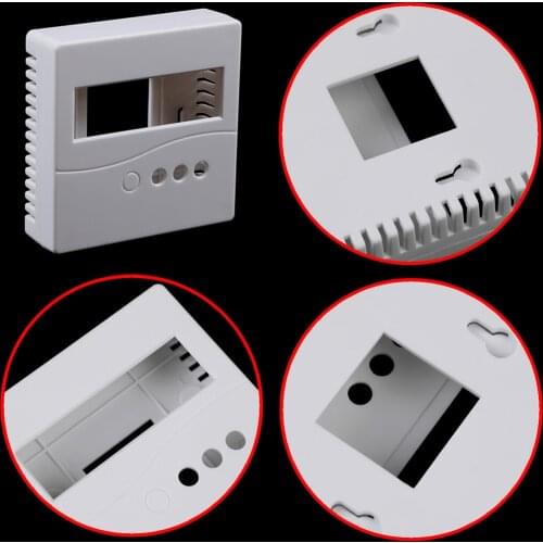 1PC Project Box Enclosure Case For DIY LCD1602 Meter Tester With Button 8.6x8.6x2.6cm 86