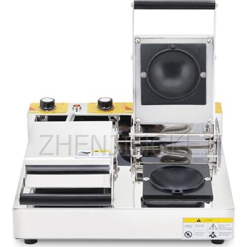 Commercial Ice Cream Hamburg Machine Double Head Cake Stuffing Street Snack Western Restaurant Equipment Home Casual Fast Food