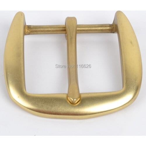 DIY leather craft big size pin belt buckle solid brass material 2pcs/lot inner 42mm