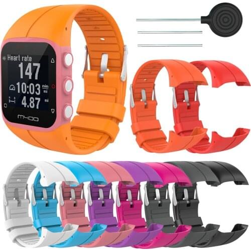 Watchband For Polar M430 Running Smart Watch Replacement Bracelet Silicone Wrist Strap for POLAR Boneng M400 M430 Watch