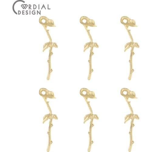 Cordial Design 100Pcs 11*42MM Jewelry Accessories/Hand Made/Earrings Pendant/Jewelry Findings & Components /DIY Making/Charms
