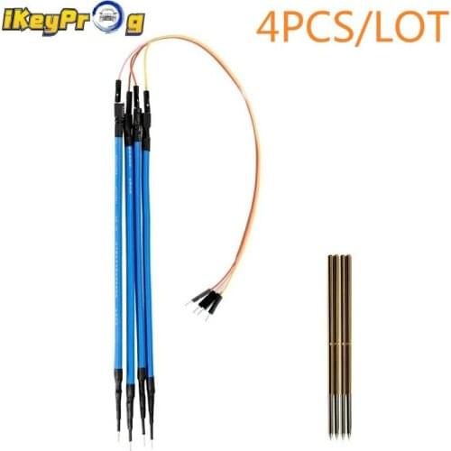 Replacement BDM PINS Probe Pin 4PCS/LOT Works LED BDM Frame With Connect Cable 4 Needles Good Helper