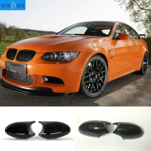 Carbon Black For BMW 1 3 Series E81 E82 E87 E88 E90 E91 E92 E93 High Quality Side Wing Rearview Mirror Cover Cap Car Accessories