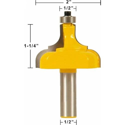 1pc 12mm 1/2 Inch Shank Photo Frame Molding Edging Router Bit Classical Ogee Woodworking Milling Cutter for Wood Tool MC03093