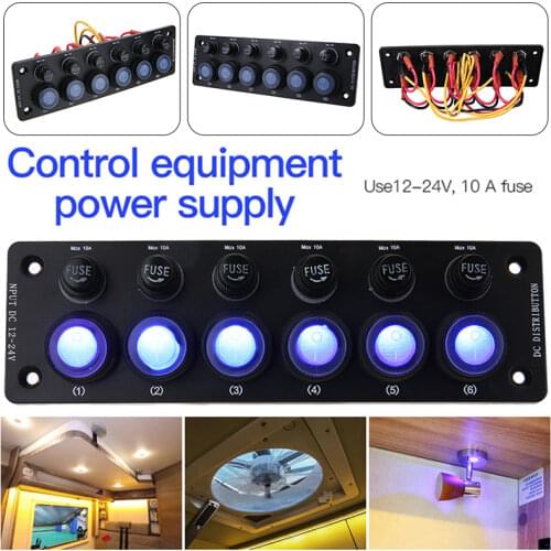 1pc High Quality Car Toggle Switch Waterproof LED Light Rocker Toggle On/Off Switches Automobile Accessories