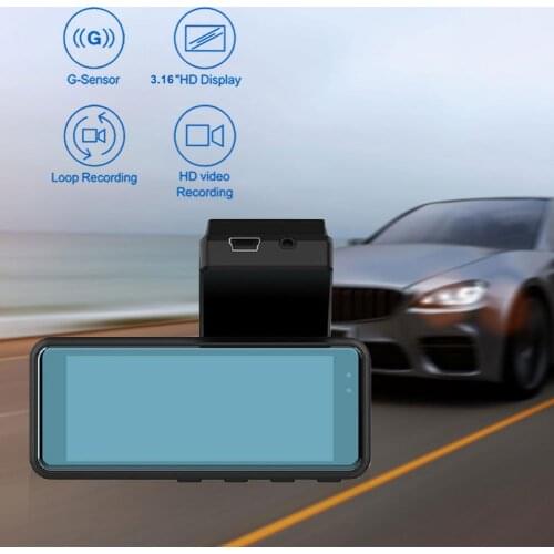 1080P HD Dash Video Recorder Dash Cam Car DVR Camera 120 Degree Wide Angle Video Recording Motion Tracking