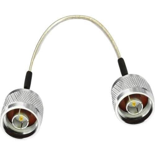 2pcs 20cm N Male to N Male RG402 0.141" RF Semi-rigid Coax Coaxial Connector Cable 50ohm