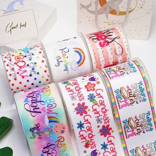 3 inch 75mm 38mm 25mm Princess Characters Printed Grosgrain Ribbons Craft Suppliers 52267