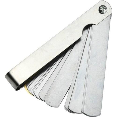 32pcs Range Finder Feeler Gauge Valve Teaching Feeler Gauge 0.04-0.88 mm Gap Size 0.0015-0.035 Copper Sheet Brand New