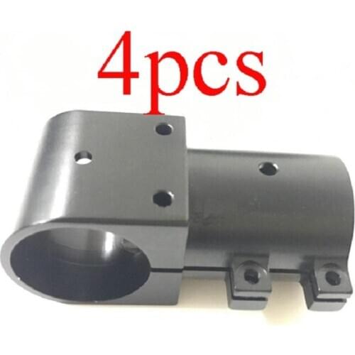 4PCS Aluminum Alloy D25mm Tee Joint 25 to 25mm Three-way Tripod Carbon Tube Fixed Adapter Connector for Plant UAV Multirotor