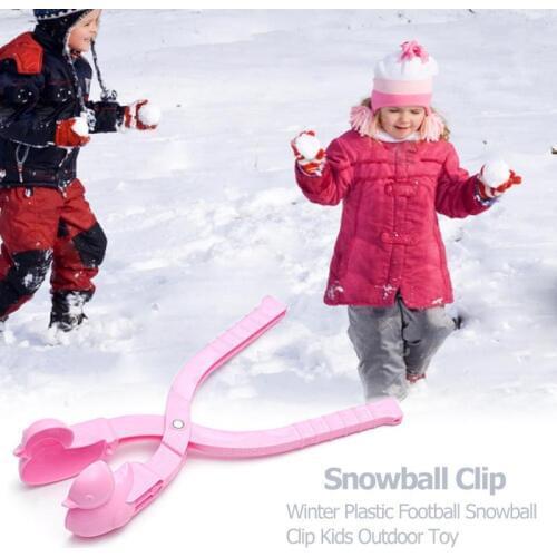 Cartoon duck snowball clip children outdoor snowballing thick duck clipper snow thrower anti-fall duck snowball clip