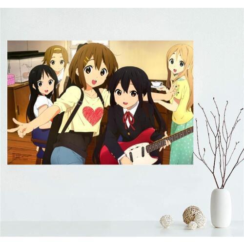 Home Decor 27x40cm wall stickers for family decoration K-on Girl Many Different Style poster mural bathroom mirror decals