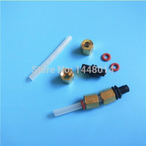 Eco solvent printer Allwin Human Xuli Aifa X-Roland Titan-jet DX5 big ink damper adapter connector (4X3MM damper to 3X2MM tube)