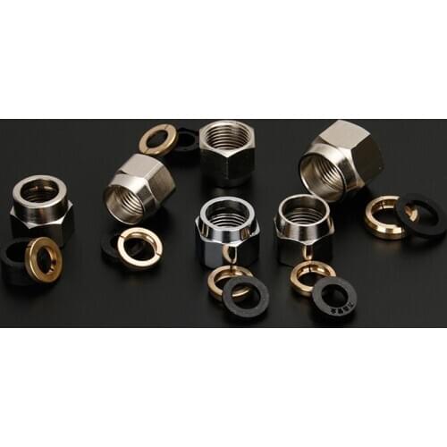 1pc 304 stainless steel gas pipe joint nut/Green conversion socket/3/8" DN10, 1/2" DN15, 3/4" DN20, knock wave connector