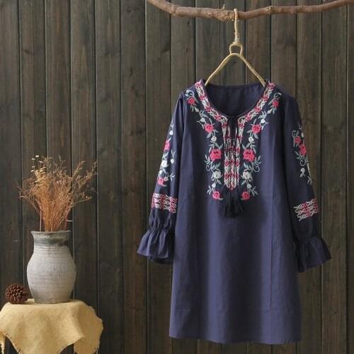Kimono cardigan women embroidered shirt Japanese outfits streetwear Chinese ladies top summer tops for women 2019 FF1699