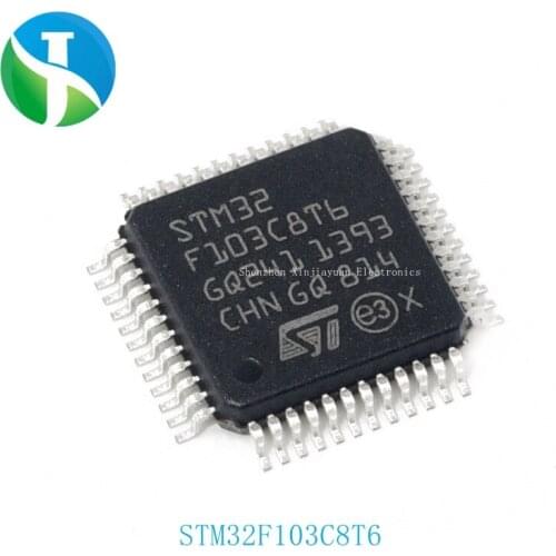 1pcs/lot STM32F103C8T6 32F103C8T6 QFP-48 In Stock