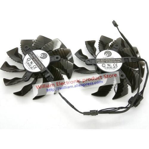 New Original for GIGABYTE GTX960 DC12V 0.55A PLA09215S12H graphics card cooling fan