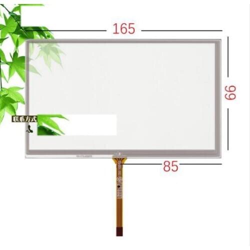 Original 7 Inch Touch Screen / caska Lingou yeatan pyrogard cable Huayang Hua Shi / Universal touch screen 165*100