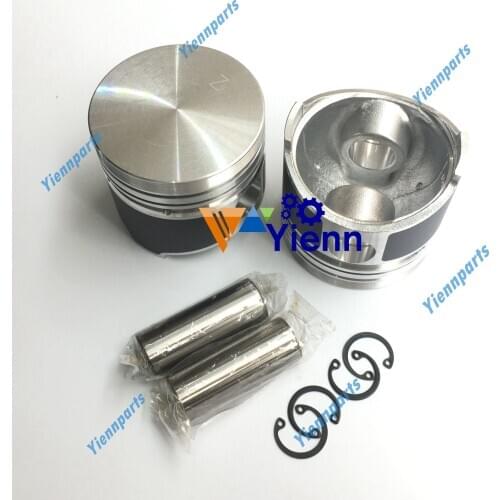 Z500 ZB500 Piston With Pin Clips For Kubota B5000 B5001 B5100 Tractor diesel Engine repair parts